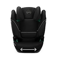 CYBEX Gold Kindersitz Solution S2 i-Fix, Für Autos mit und ohne ISOFIX, 100 - 150 cm, Ab ca. 3 bis 12 Jahre (15 - 50 kg), Moon Black – Ansicht 5