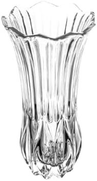 WOLFF - Vaso de Vidro Tulipa 12,5cm x 12,5cm x 22,5cm