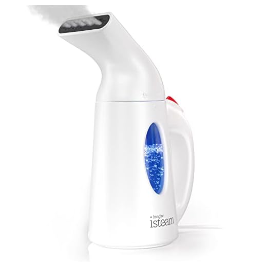 iSteam Steamer for Clothes [Home Steam Cleaner] Powerful Travel Steamer 7-in-1. Handheld Garment Steamer, Wrinkle Remover. Portable Fabric Steam Iron. Clothing Accessory for USA 110-120v [H106]