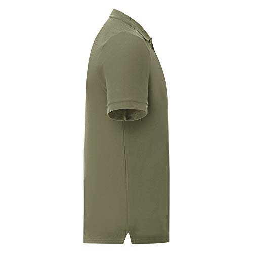 Fruit of the Loom Polo Iconico Pique para Hombre (XL) (Verde jaspeado) miniatura 6