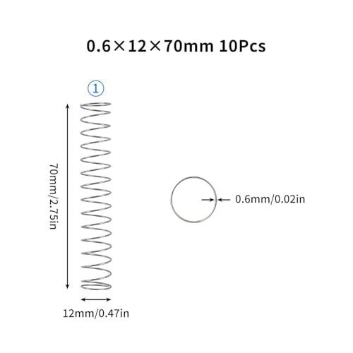 Ressort de compression pour Bambu Lab X1 C P1P imprimante 3D DIY