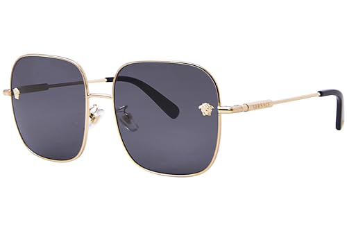 Versace Sunglasses VE 2246 D 100287 Gold Dark Grey