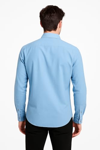Image of Arvest Men?s Cotton Regular Fit Full Sleeve Shirt Combo Soft Breathable Fabric with Button-Down Collar and Chest Pocket Suitable for Office and Outfits