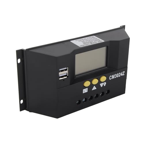 Controlador solar Tyenaza, controlador de cargas solares, 12V 24V 30A PWM Controle automático de car