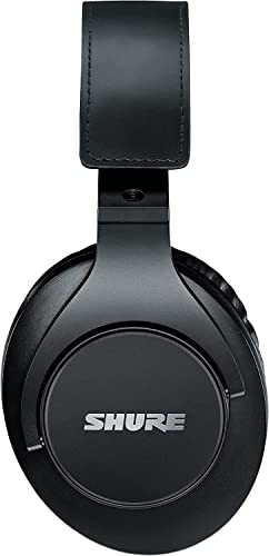 Image of Shure SRH440A Over-Ear Wired Headphones Bundle with RMCH1-UNI Communication Cable with Microphone and 3-Button Control, for Monitoring & Recording, Adjustable & Collapsible Design - 2022 Version