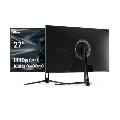 Image of Pixio PX275 Wave 27 inch 100Hz Refresh Rate QHD 1440p Resolution IPS Panel 1ms MPRT Response Time Gaming Monitor with Adaptive Sync