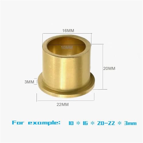 Casquillo guía de cobre sinterizado autolubricante pack de 4 3