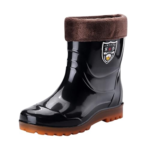 Botas de caña Alta de Goma Unisex Caucho Y Antideslizante Calzado Impermeable Impermeable Antideslizante Zapato Unisex Adulto Botas Impermeables Mujer Suave y Ligero Botines para Hombre