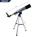 Telescope for Kids - 90x Magnification, Includes Three Eyepieces, Tabletop Tripod and Moon Lens, Portable Refractor Telescope for Children and Beginners