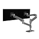 Ergotron LX Pro Monitor Arm Dual Stacking, VESA-Halterung für 2 Monitore übereinander, je bis zu 24, 1,8-10 kg, Constant Force Technologie, 10 Jahre Garantie, Grau - 45-690-293