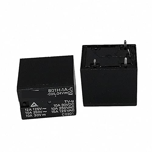 Relais 801H 1A C DC24V commutateur 4 broches 10A pour automatisme