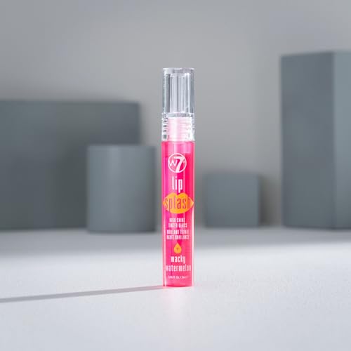 W7 Lip Splash Tinted Gloss - 2Pcs - Conditioning & Hydrating, Non-Sticky Formula - Wacky Watermelon - Image 4