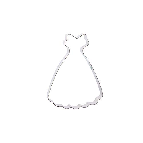 Cuttersweet 1 Keksausstecher Abendkleid/Ballkleid | aus Edelstahl | Hochzeitskleid | Fashion Cover