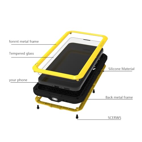 Coque iPhone 16 Pro Max antichoc de qualité militaire LOVE MEI - 3