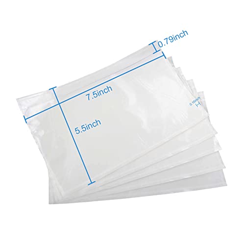 Shipping Labels Sleeves, Packing Slip Envelope Pouches 7.5" X 5.5" Packing List Mailing Envelopes With Clear Self-Adhesive (200 Pack) #TOP1