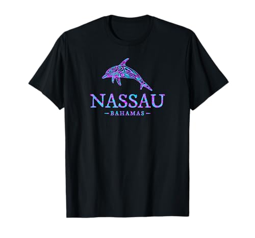 Nassau Bahamas Dolphin Boys Girls Toddler Womens Souvenir T-Shirt