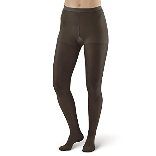 Ames Walker AW Style 33 Sheer Support 20-30 mmHg Firm Compression Closed Toe Pantyhose Beige Small - Thumbnail 6