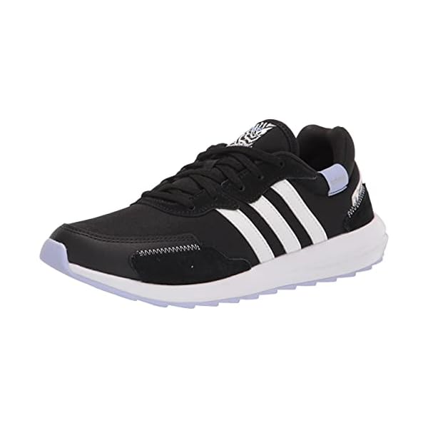 Adidas Women's Retrorun Running Shoe, Black/White/Violet Tone, 9