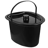 Pot de chambre : pratique pour les personnes âgées et les enfants à domicile, les patients hospitalisés, plus facile à transporter, seau à urine