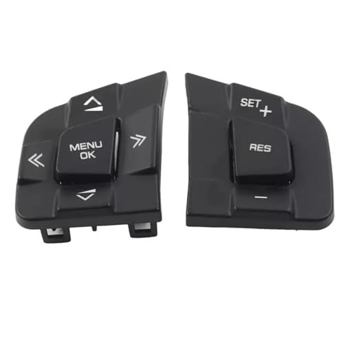 �Ԃ̃X�e�A�����O�z�C�[���R���g���[�X�C�b�`�{�^�� Compatible With Jaguar For XE XF 2015 2016 2017 2018 2019 �X�e�A�����O�z�C�[�� �}���`�t�@���N�V�����X�C�b�`�{�^�� LR095537 LR09554