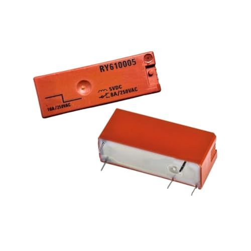 Relais de puissance RY610012 12V CC 8 A 250 V CA 5 broches lot de 2 pièces