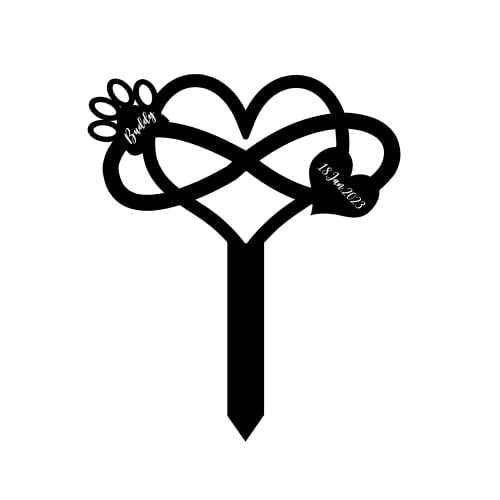 Piquet commémoratif personnalisé pour Animaux de Compagnie Piquet pour Tombeau pour Animaux de Compagnie Piquet pour Perte d'animaux en Acier Inoxydable Piquet commémoratif pour Animaux de Compagnie