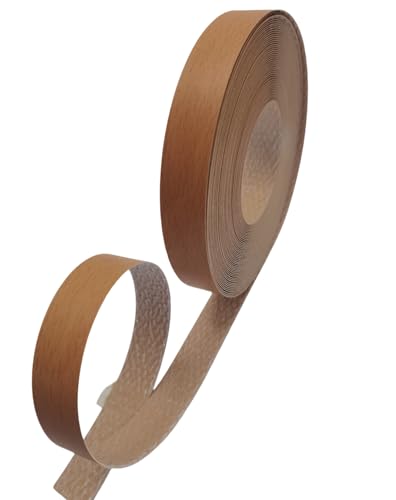 Image of HGKJHFmelamine Edging Tape. 13 /16in*50ft,pre Coated with hot melt Adhesive Flexible Veneer Edge Edging, Used for Cabinet and Furniture Maintenance (No11-Yellow Beech Wood Color, 13 /16in*50ft)