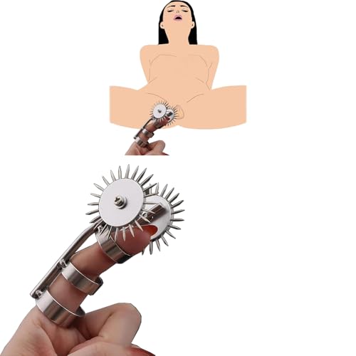 Klitoris und Nippel Stimulator Ausrüstung Fingerlinge Massagestab Mehrfach strukturiert Hilfsmasturbator Wasserdichter SM-Sexspielzeug für Frauen Paare