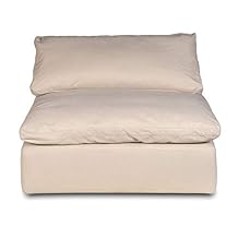 Sunset Trading Cloud Puff furniture-slipcover, Configurable, Tan