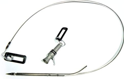 Pelengas Stainless Steel Fish Fishing Stringer, Kayak Stringer for Fish, Scuba Spearfishing Stringer,Big Game Clip, Large Fish Stringer, Fish Holder