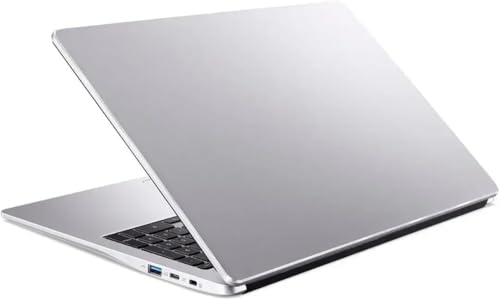 Image of New Chr.ome book Business and Student 315 Laptop 15.6 inch HD 4-Cores Pentiu.m N6000 Processor 4GB RAM LPDDR4X 128GB eMMC DTS Audio Webcam Numeric Keypad USB-C up to 10 Hours Long Battery Life Silver