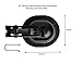 KUANYUOO Sturdy Universal All-Metal Sofa Chair Recliner Release Pull Handle Replacement Parts, Fits Ashley, Lazy Boy and Most Manufacturer Brand, Handle Size 3
