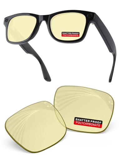 Image of PRO+ Polycarbonate Replacement Lenses Compatible with Ray-Ban Meta Wayfarer RW4006 & Gen 2 RW4012 50mm Sunglasses