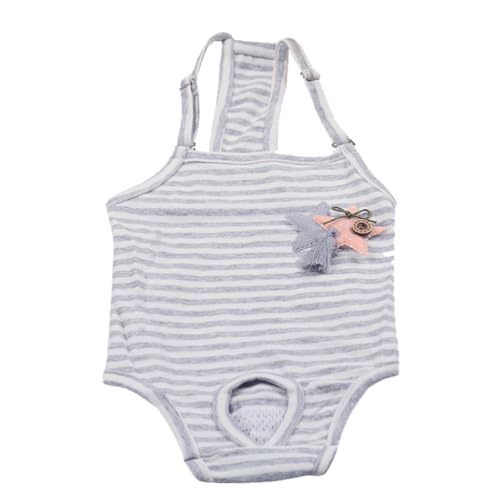 VILLCASE Washable Female Dog Diaper, Dog Period Panties with Adjustable Suspender Puppy Sanitary Pants Absorbent Underwear for Pet in Period Heat, Size M