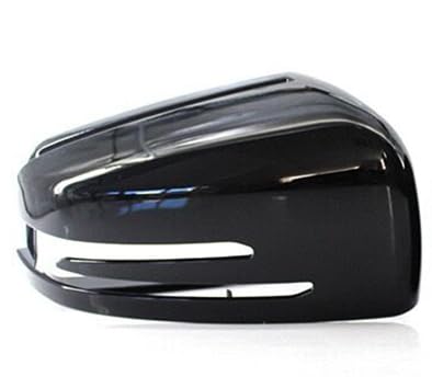 Auto Part - Carbon Fiber Look Side Rearview Mirror Cover Trim For Mercedess Benzs ML Class W166 GLs X166 GLS X166 GLE W166 / GLE Coupe C292 (1pc Black Right)