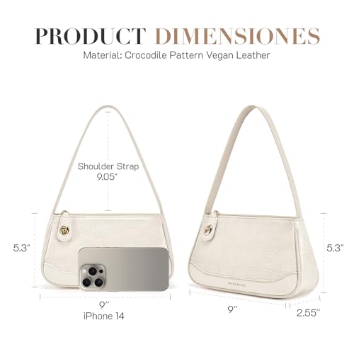 Image of Missnine Purses for Women, Shoulder Bag Small Handbags Vegan Leather Underarm Bags Trendy Hobo Cute Clutch Purse