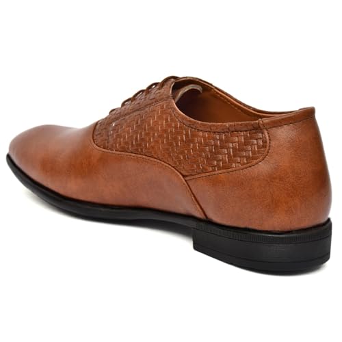 Mens-Stylish-Leather-Derby-Shoes-Brown