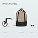 Babyzen YOYO Bag, Taupe - Provides Additional, Sturdy Storage on the YOYO2 Stroller - Includes Wheel Base & Hooks