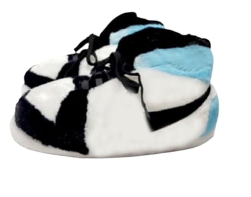 Image of Warm Furry Sneakers Slipper Comfy House Shoes Winter Plush Fuzzy Slipper Shoes For Women Men One Size Fits Most Fluffy Slides For Indoor Outdoor Bigfoot Gifts Houseshoes