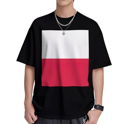 T-shirt drapeau polonais femme pour look d'été décontracté
