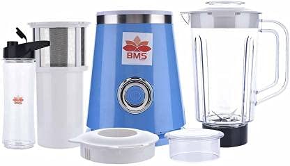 BMS LIFESTYLE Blender, Smoothies Blender with Tritan BPA Free Sport Bottle and 1 Travel Lids for Morning Smoothie or A Post-Workout Protein Shake, (Blue)