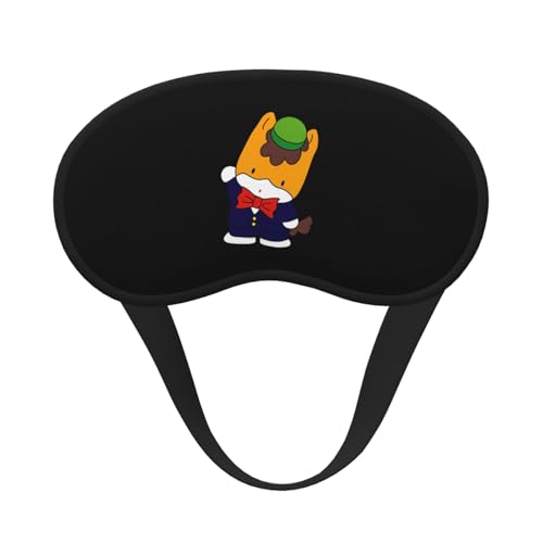 ぐんまちゃん アイマスク スリープマスク 眼帯 安眠 目隠し 睡眠用 遮光 軽量 昼寝 旅行 快眠 圧迫感なし 通気性 柔らかい 快適 収縮バンド型 調整可能 手洗いok 旅行 出張 オールシーズン対応 男女兼用 1枚