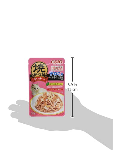 Amazon.co.jp: CIAO (チャオ) 焼かつおディナー 子ねこ用 かつお節