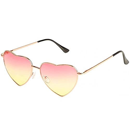Ruluti 1pc Personalizado Gafas En Forma Corazón Se Puede Ajustar para Accesorios Hippie para...