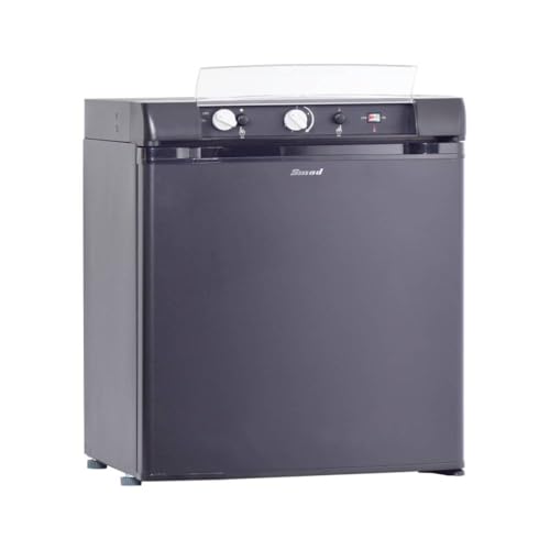 Smad 3 Way RV Fridge, Off Grid Propane Refrigerator 110V/12V/LPG for Camper Truck Outdoor Quiet 40L 1.4 cu.ft, Black