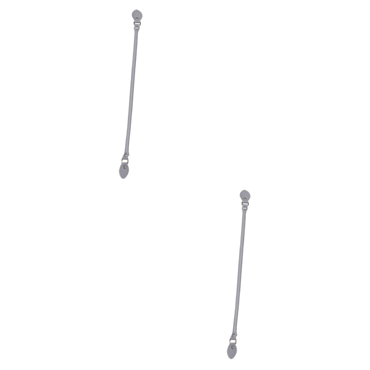 Correa de hombro para bolso recambio de asas de cuero para cartera bandolera y portátiles 2 uds