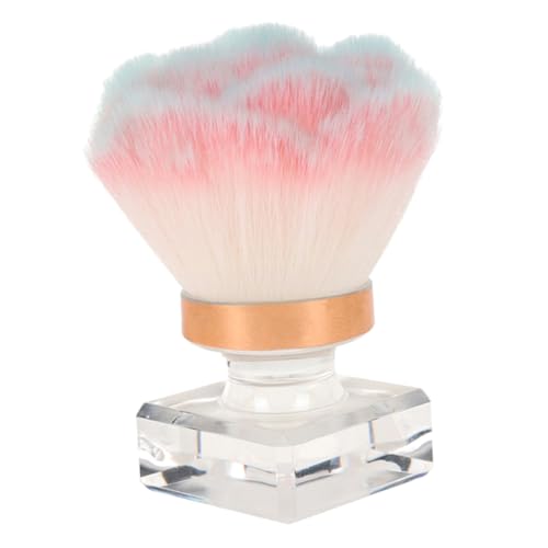 HAPINARY Cosmetic Supply Rose Brush for Foundation Blush and Nail Dusting Fluffy Portable and Comfortable to Hold