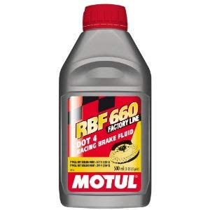 Motul USA 101667 RBF 660 DOT 4 Synthetic Brake Fluid