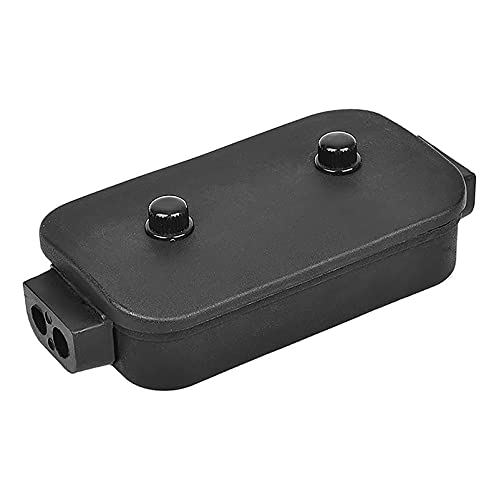 Multibros 2er Pack Verteilerdose Kunststoff – 8x4-polige Anhängerdose Elektrikdose Anschlussbox – Spritzwassergeschützt, 6V / 12V / 24V – Ideal für Fahrzeuge, Anhänger & Elektrotechnik