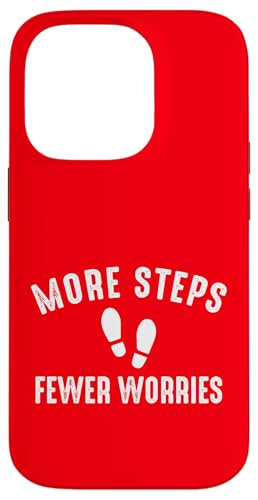 More Steps Fewer Worries Walking Day Health Fitness Campaign �X�}�z�P�[�X iPhone 14 Pro �p